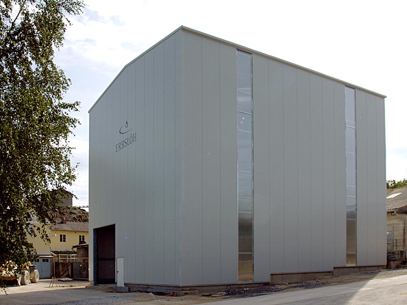 Stahlbau auf Baustelle